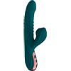 AAKOMA Vibratori a spinta Giocattolo sessuale, Giocattoli stimolatore clitorideo, Vibratorter con 36 frequenze Vibrazione succhiante e 3 velocità Vibratore punto G telescopico Giocattolo anale Verde