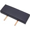 Generic Estensione per Lettino Da Massaggio Supporto in Schiuma Cuscino Poggiapiedi Prolunga Ergonomica per Comfort Extra Adatto per Centri Benessere E, Nero
