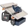 Ferm Tagliapiastrelle 600W 180mm - Raffreddato ad acqua - Incl. 1 lama diamantata, Blu