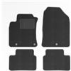 Mats4all Set di tappetini auto Compatibile con Hyundai i30 2017-2020 | Antiscivolo | Con rinforzo | 4 pezzi | Tappetini per auto | Set di tappetini