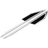 HWBZDPZQD For A4 B9 for AVANT 2016-2021 Emblemi for auto anteriori e posteriori Loghi for accessori for lo styling del corpo(Black)