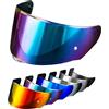 PSLER Visiera per Casco per LS2 Outer FF320 Rapid FF353 Assault FF328 Stream FF800,Visiera Colorata Accessori per Casco da Moto Ricambio(Arcobaleno)