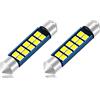 Generic Lampadine C5W LED 41mm 42mm 12V 6000K Bianco Super Luminoso per Luci Targa e Luci Interne Auto Senza Errori Canbus 2PCS