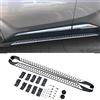 VeeBrite Pedana in alluminio adatta per Toyota C-HR CHR 2017-2020 passo laterale nerf bar proteggere scale pedali 2 PZ