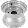 Acouto Ruota da 7 Pollici a 3 Fori 16X8 00-7 Ruota per Kart Quad Cerchio con Rivestimento in Vernice Argento e Cerchione 16X8 Cerchio da Pollici da a 3 Fori da da Kart da