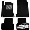 MTC Automotive Tappetini Mercedes Classe B W246 dal 2011-2019, Set 4 Pezzi | Moquette Nera su Misura, Battitacco Gomma Rinforzata, Velcro Antiscivolo, Bottoni Ancoraggio Inclusi