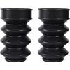 Vistreck Soffietti Forcella in Gomma da 39 Mm per FX XL 883 - Soffietti Ammortizzatore Anteriori Neri