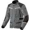 REV'IT! Revit Voltiac 3 H2O Giacca tessile moto (Grey,L)