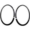 KYYET Cornice per anello di rifinitura del faro nero lucido lato conducente e passeggero compatibile con MINI F55 F56 F57