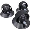 Homyl 3 Pezzi Portabici Ventosa Portabici Auto Tetto Fissaggio Nylon Gomma Installazione Facile Resistente alle Alte Temperature Adatto per Viaggi Accessori