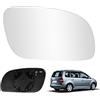 JinsenTGG Vetro a Specchio Sostituzione per VW Touran 2003-2009, Specchio Esterno Regolabile Adatto, Lente di Retromarcia (Destra)