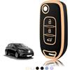 TOOMUME Cover Chiave Auto per Renault Clio 5 Twingo 3 Megane 4 Trafic 3 | Silicone Morbido, Antiurto, Anticaduta, Antigraffio, Custodia Protettiva Chiave per Kangoo Captur Kadjar Dacia Duster Sandero