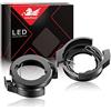 WinPower H7 LED lampadina Base Clips Adattatore Ritenuta Titolare Supporto Conversione Compatibile con Passat b6 Kuga2 Jetta5 Magotan Eos Vento Romeo Megane 4 Rifter ecc., 2 Pezzi
