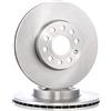 RIDEX 82B0028 2x Disco freno Anteriore senza viti/bulloni Compatibilità con VW Golf 7 Hatchback 5G1, BQ1, BE1, BE2