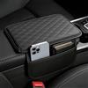 swardroof Copertura per console centrale con 2 borse portaoggetti, copertura universale in pelle per bracciolo per auto, copertura per console centrale per camion, SUV, antigraffio e impermeabile