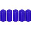 QUARKZMAN 5 Pezzi Tappo Fine Tubo in Silicone da 6mm 0.24 per Aspirazione e Tubi per Auto Blu