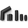 MURYE Poggiapiedi per moto in gomma antiscivolo poggiapiedi poggiapiedi coperture set modifica resto pedale protezione moto cambio cambio scarpa stivali protezione