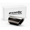 Esselle Parts Terminale Scarico Nero Brunito Inox per Mini Countryman F60 Plug&Play