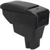 ZENVI Compatible with Citroën C3 Braccioli 2024-2026 | Può essere come supporto gomiti,Braccioli,Console Centrale Organizer Immagazzinaggio Scatola,Doppio Spazio