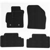 Mats4all Set di tappetini auto Compatibile con Toyota Auris 2007-2012 | Antiscivolo | Con rinforzo | 4 pezzi | Tappetini per auto | Set di tappetini