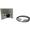 motokent SET PISTONE + FASCE ELASTICHE (STD-67,00 mm): Compatibile con KUBOTA / Z482 / D722-15860