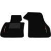 Somer Car Kit Tappetini Auto SOLO ANTERIORI 2pz compatibili con BMW X1 F48 2015-2022 | Set 2 tappeti anteriori su misura in moquette, bandiera Italia