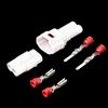 BuleVina 10 set di connettori a 2 pin DJ7021-2-11/21 impermeabili per fendinebbia 6187-2171 6180-2181 Kit di connettori rapidi elettrici, compatibili con Sumitomo MT090 a 2 pin, bianco
