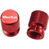 Voskooe Coperchio del nucleo della valvola della motocicle Per Beta Motor Enduro Trial Alp Motard 500 RR-S X-Trainer 50 RR 2 Pezzi Accessori Moto Tappi Copri Stelo Valvola Pneumatici(Red)