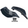 XMMT Motociclo Plastica ABS Cupolino superiore del parabrezza laterale del deflettore dell'aria per Harley Road Glide 2015-2023, fumo