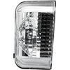 LONGLING Frecce Laterali Sinistre Lato Guidatore Specchio Esterno Freccia Lampada Frecce Laterali Compatibile con Fiat Ducato Citroen Jumper Peugeot Boxer 2006-2025 Opel Movano 2021-2025