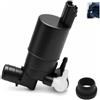 Quonex Pompa lavavetri compatibile con Peugeot 106 207 307 308 C2 C3 C4, Citroen Xsara Picasso, Dacia Duster Logan Sandero, Renault Kangoo, pompa acqua lavaggio auto per impianto di pulizia parabrezza
