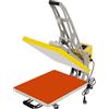 Qurib Pressa per trasferimento, 40 x 50 cm, 2500 W, LCD, semiautomatica | Pressa a caldo, stampante a sublimazione ad alta pressione, 0-250 °C, per magliette, stampa tessile