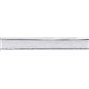 Generico Nastro Organza Bordata Satin 20 mm x 50 Metri Bianco Argento