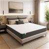 Comfy Line Materasso Memory singolo 100X200 Cm Alto 25 ESSENTIAL | Materasso Memory Semi rigido, capovolgibile con lato morbido e lato rigido. Tessuto anti-acaro, anallergico Made in Italy.