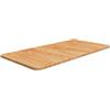 LPERTGFHU Piano di ricambio per lavabo in legno massiccio di rovere marrone chiaro, 80 x 40 x 1,5 cm, piano di ricambio per lavabo e scrivania