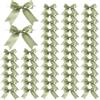 MORSUNBELA Piccoli Fiocchi di Raso Fiocchi per Regali Verde Oliva | Piccoli Fiocchi di Raso per Regali, Fiocchi Decorativi per Natale, Matrimoni, Compleanni, Cerimonie e Bomboniere