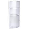 TATAY Mobile Bagno 20x20x62,5 cm Facile da Pulire Plastica Resistente | Mobile Bagno Organizer | Supporta 8 kg | Polipropilene Resistente | Viti Incluse | Facile da Pulire e Montare