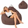 BUERPINKING Pouf Poltrona per Bambini e Adulti, Poltrona Pouf Senza Riempimento,100x120 | Poltrona Sacco con Cerniera, Poltrona a Sacco per Camera da Letto, Ufficio, Soggiorno, Terrazza