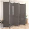 Genérico Divisorio a 6 Pannelli Antracite 300x220 cm Tessuto,Antracite,6.55kg,350208