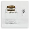DLM Bomboniere DLM27721 (Kit 12 Pezzi) Barattolo in Vetro con Ciondolo Calle Fiori Nozze Matrimonio Bouquet Porta Confetti bomboniera Regalo