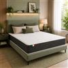 Comfy Line Materasso singolo 80X190 Cm Memory Alto 30 ESSENTIAL | Materasso Memory Semi rigido, capovolgibile con lato morbido e lato rigido. Tessuto anti-acaro, anallergico Made in Italy.