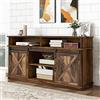 VIVCA Grande mobile TV 148 x 40 x 78 cm, credenza, centro intrattenimento con 2 classiche ante scorrevoli, ripiani regolabili per soggiorno, sala da pranzo, design fattoria