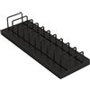 SHYJSGHZ in Piedi Pavimento Espositore per Campioni, Espositore for Piastrelle in Ceramica Scanalato, Scaffale di Stoccaggio di Marmo in Metallo for Eventi dei Venditori(19.7 * 2 * 12.6in)