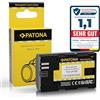 PATONA Batteria per Canon LP-E6 LPE6 1300mAh 7.2V 9.4Wh | Batteria di ricambio per EOS 5D Mark II III IV 5DS R R5 6D 7D 60D 60Da 70D 80D 90D XC10 XC15 WFT-E5 E7, con anticortocircuito