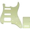 Musiclily Pro 11 Fori HSS Battipenna e Piastra Tremolo Set Mint Green | per Chitarra Elettrica Squier Sonic Strat