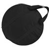 Abaodam Borsa Protettiva per Gong 40x8 Cm Nera in Oxford Portatile | Cerniera Antiruggine, Struttura Monostrato, Facile da Trasportare, per Strumenti Musicali, Tracolla