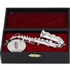 Miokycl Modello di Sassofono, Replica di Sassofono Contralto in Miniatura da 14 Cm con Supporto e Mini Sassofono Strumento Musicale Home