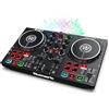 Numark Party Mix II Controller DJ con luci integrate | 2 Deck, DJ Mixer, Ruote touch capacitive, Interfaccia audio integrata e Serato DJ Lite
