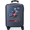 Marvel Avengers Armour Up, Trolley Rigido Cabina 55m Ragazzo, Blu (Blue), 38x55x20 cms