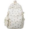 Generic Zaino da Scuola per Ragazze Estetico Zaino Carino Preppy Coquette Floreale Zaino per Adolescenti e Studenti Delle Scuole Elementari e Medie